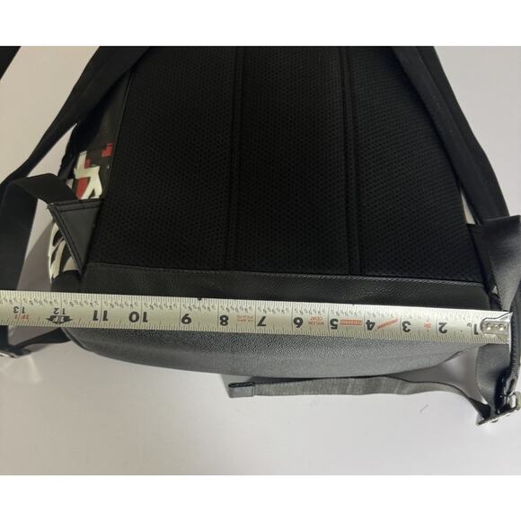 EUC Michael Kors Cooper Monogram Backpack Blk/Mandarin 37S0LCOB2B $498 - Picture 14 of 14